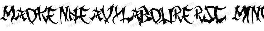 maokenheavylabourersc ming regular字体转换